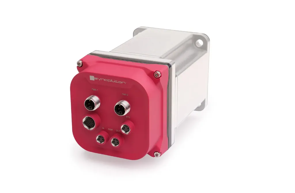 [IM80-048-120-ECMH-M2G3-STO-01] SOMANET Integro 8 (EtherCAT, M8/M12 Connectors (incl. 2x Power), STO+SBC via IO, Servo - All In One, IO: 24 V Out + 2x AI + 2x DIO + 1x DI + 1x Ext. Enc., Integrated 18 bit Encoder, Multiturn, 40/120 A_rms cont/pk)