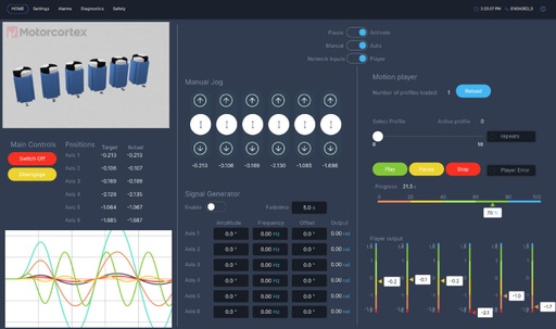 MOTORCORTEX MCX - Generic App